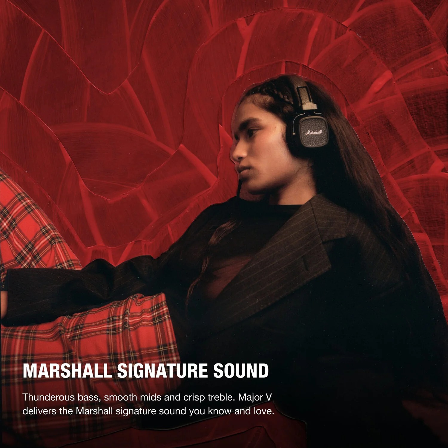 marshall major v on ear wireless headphone
