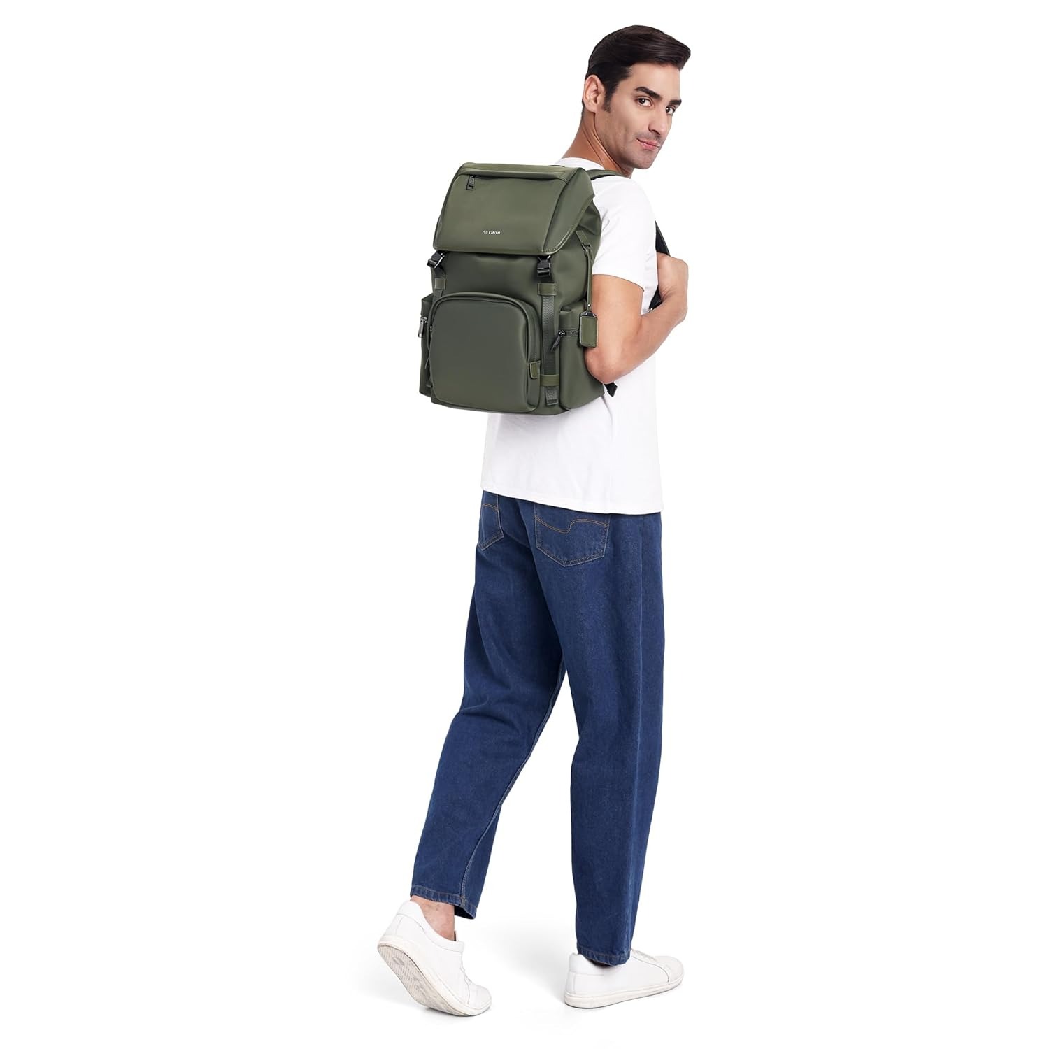aethon the ridge backpack | 15.6 inch shoulder bag | nylon fabric | separate laptop compartment | adjustable straps | waterproof design | travel bag
