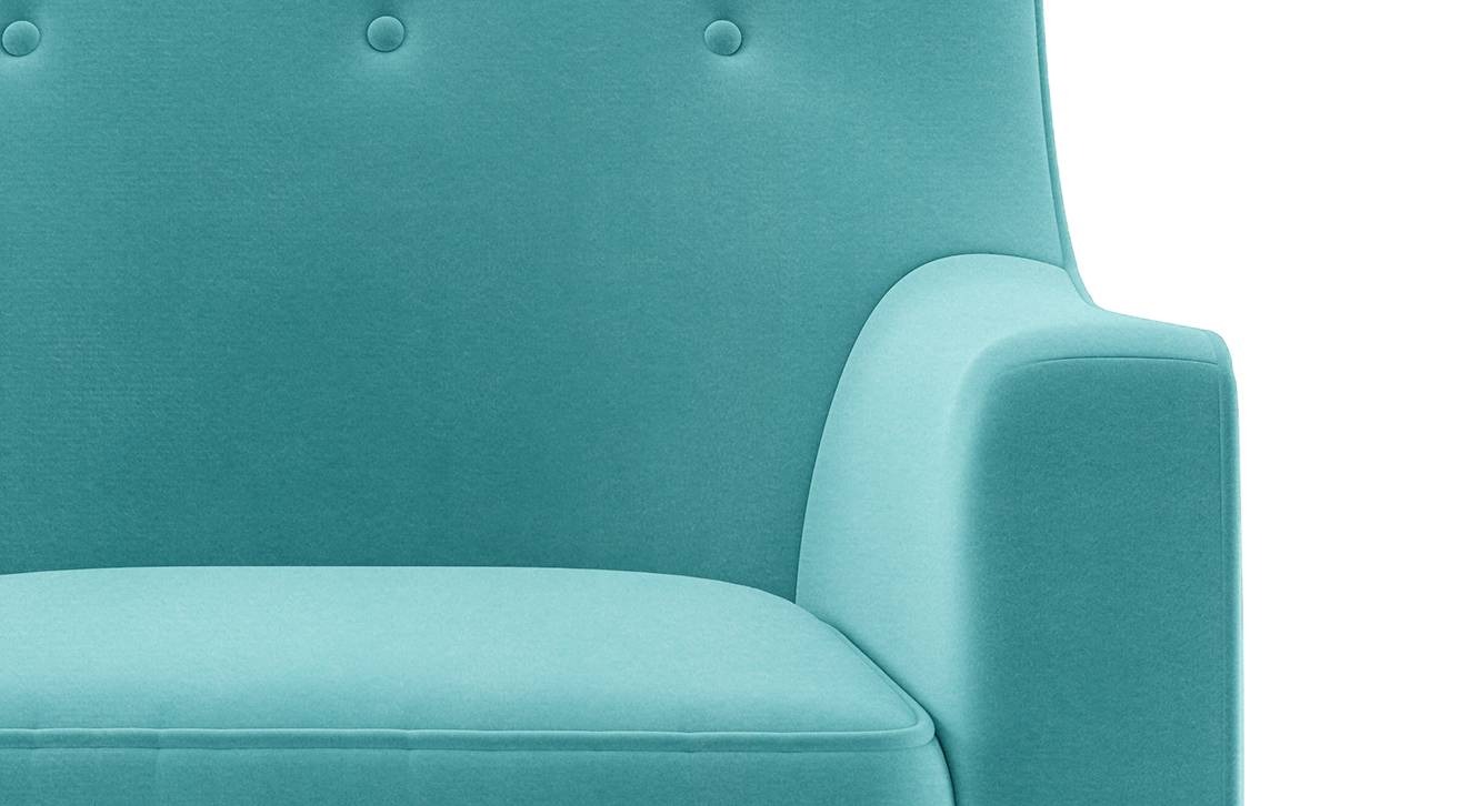 hagen lounge chair in cobalt colour